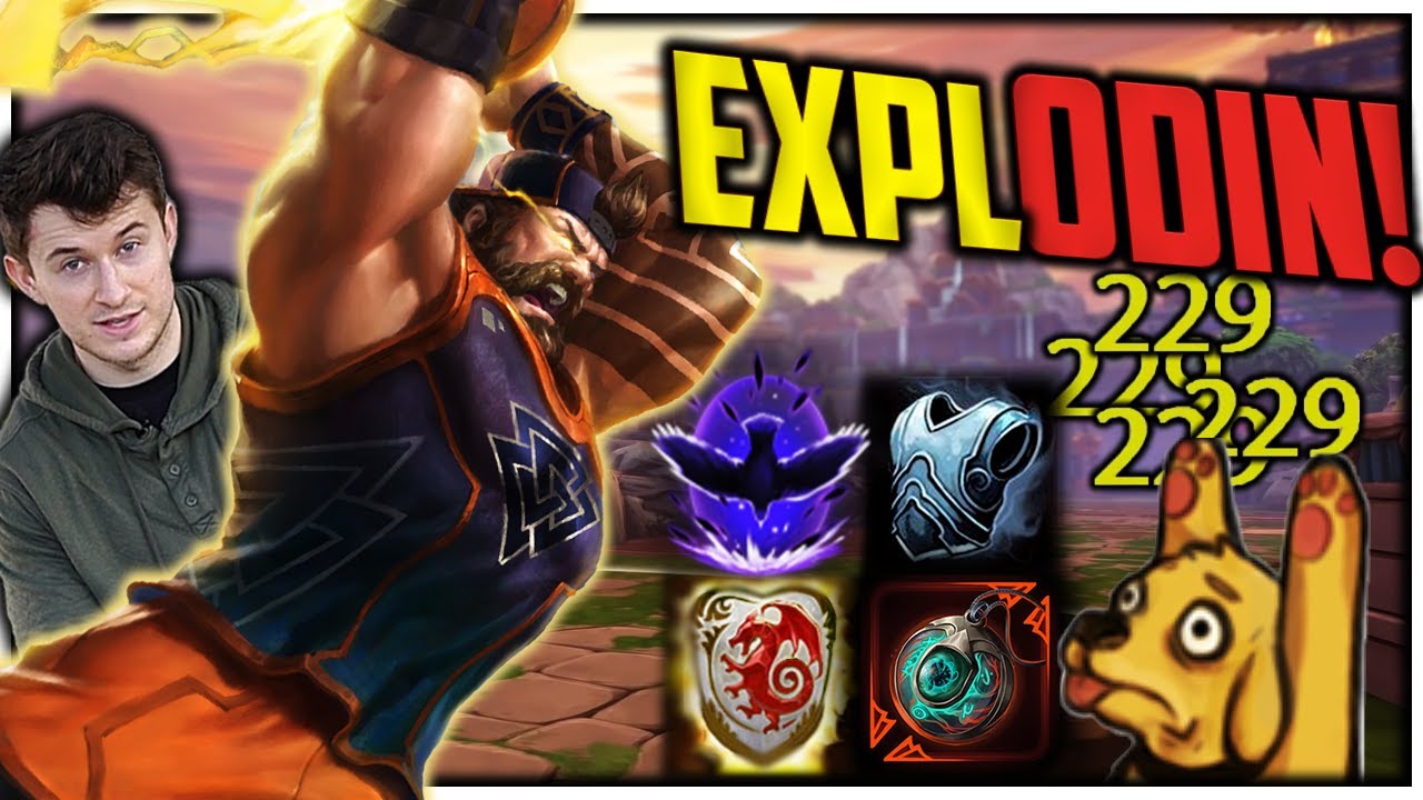 CAN'T ESCAPE THE NEW EXPLODIN BUILD IN RANKED ALL AOE  DAMAGE ITEMS!