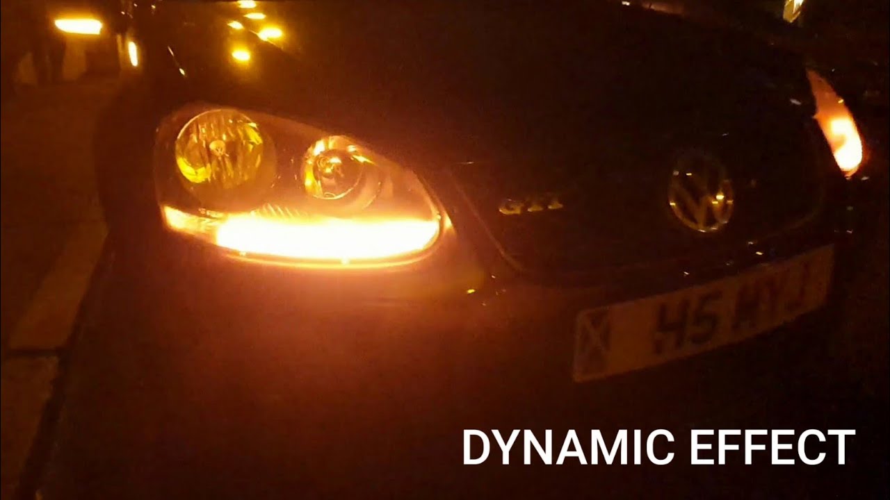 Mk5 Golf GTI: Dynamic Headlight Indicator Lights