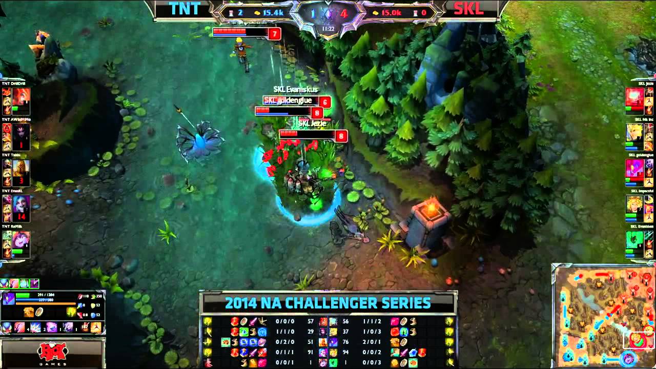TINT Gaming vs Skyline | 2014 NA Challenger Series Play In #1 | TNT vs SKL