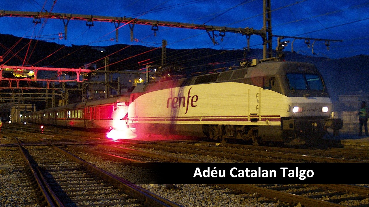 Adéu Catalan Talgo - Portbou 18/12/2010