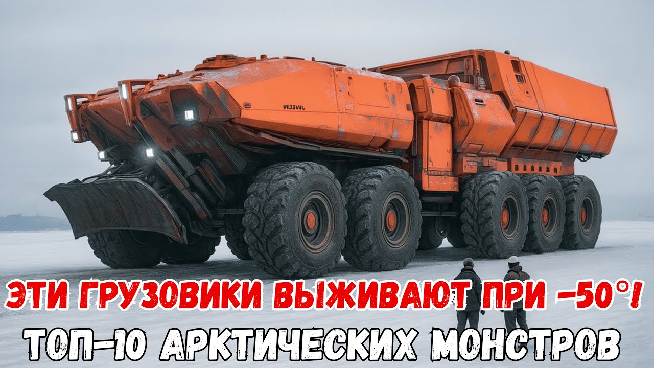 Самые безумные военные грузовики Арктики, о которых вы точно не знали