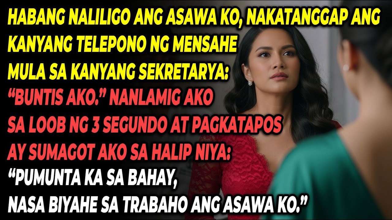 Naliligo ang Asawa Ko Nang Mabasa Ko ang Mensahe ng Sekretarya:“Buntis Ako”…Tahimik Akong Sumagot 🤫