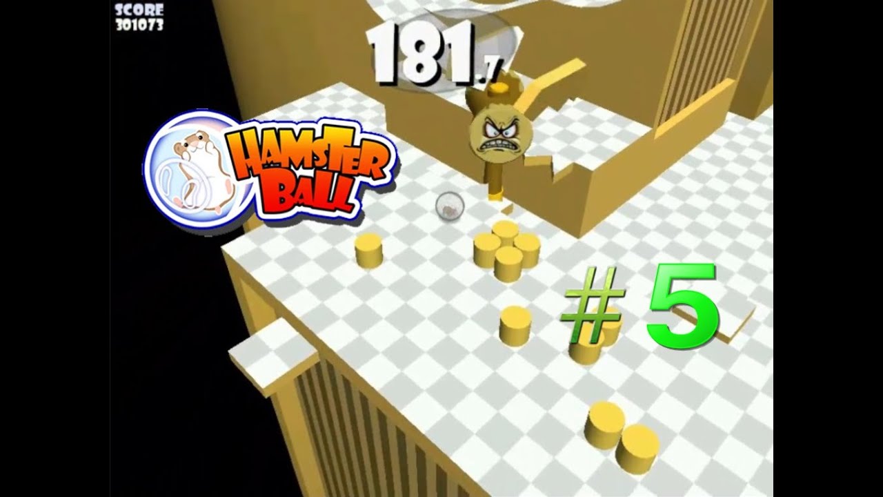 Hamsterball #5 (Tournament - Normal) - หลบหนีค้อนยักษ์ที่คอยไล่บี้