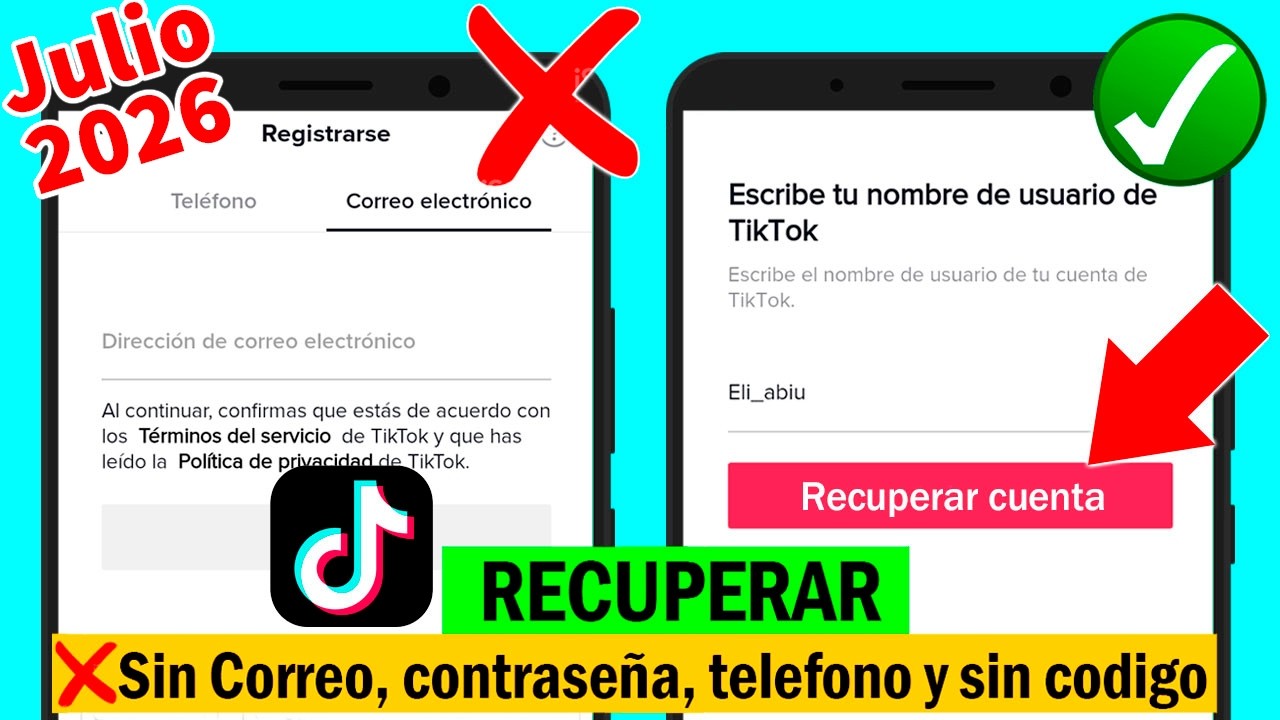 ✅CÓMO RECUPERAR UNA CUENTA DE TIKTOK ❌SIN CONTRASEÑA Y SIN CORREO | 🔴Solución 2024