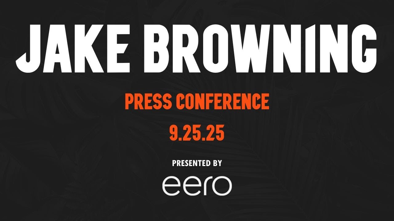 Jake Browning Press Conference - September 25