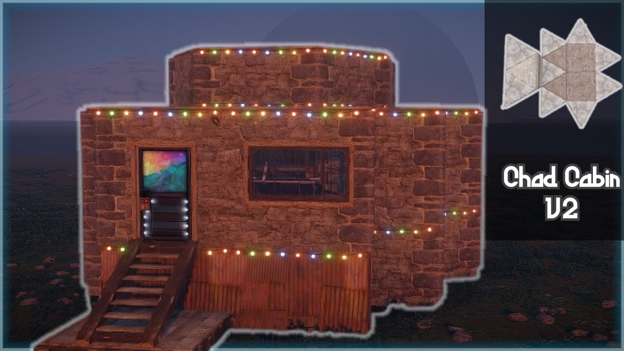 The Chad Cabin V2 | Solo Bunkered 1x2 Base | Starter Base *2023* - Rust