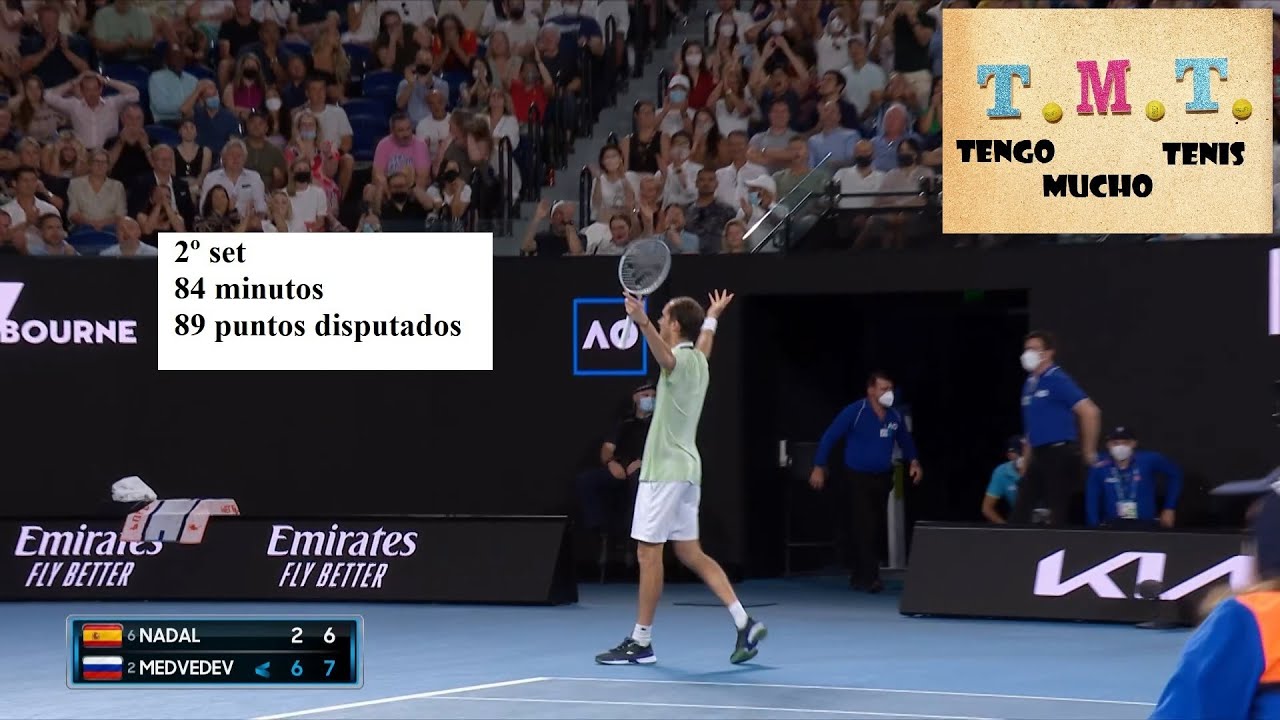 Tengo Mucho Tenis. 2 set RAFA-DANIL AO 2022. Video 179