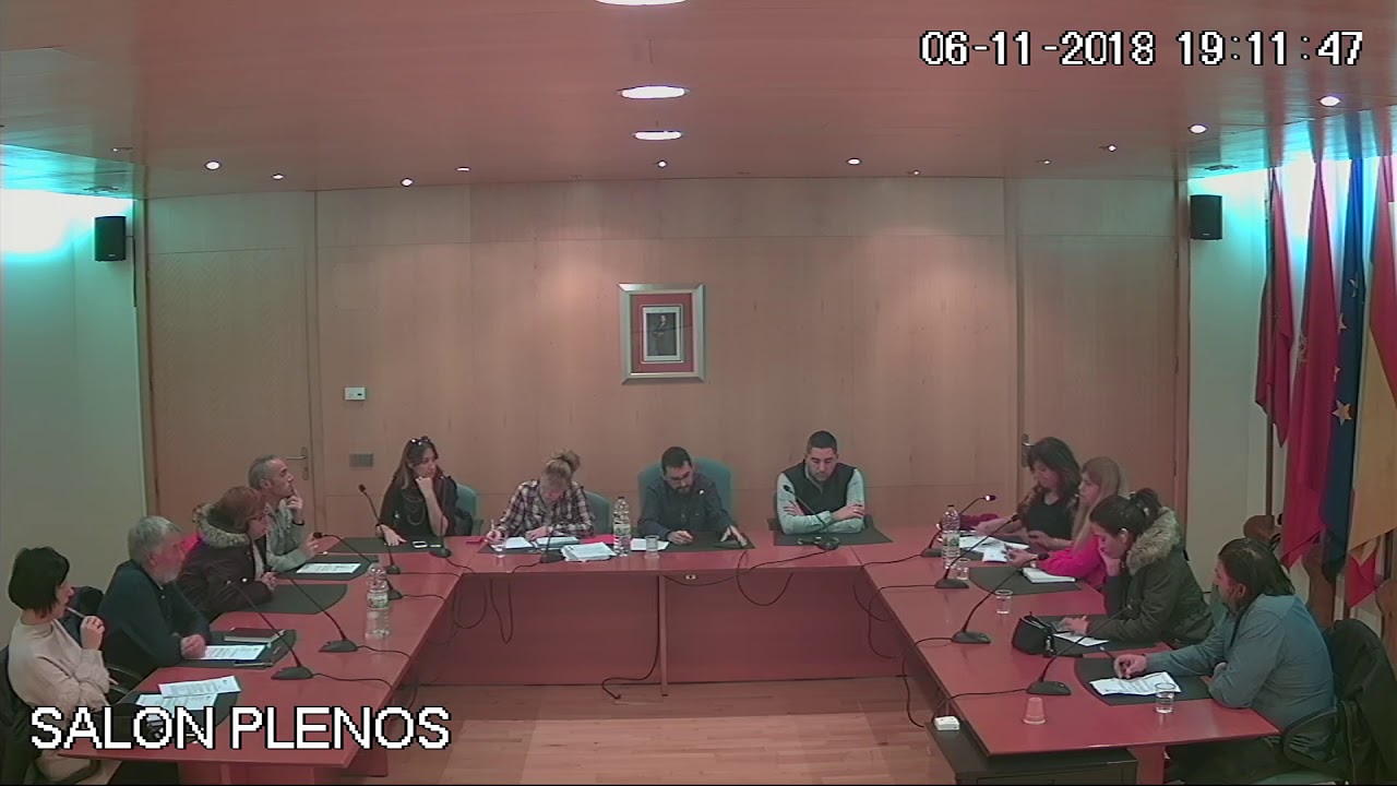 Pleno extraordinario 06/11/2018