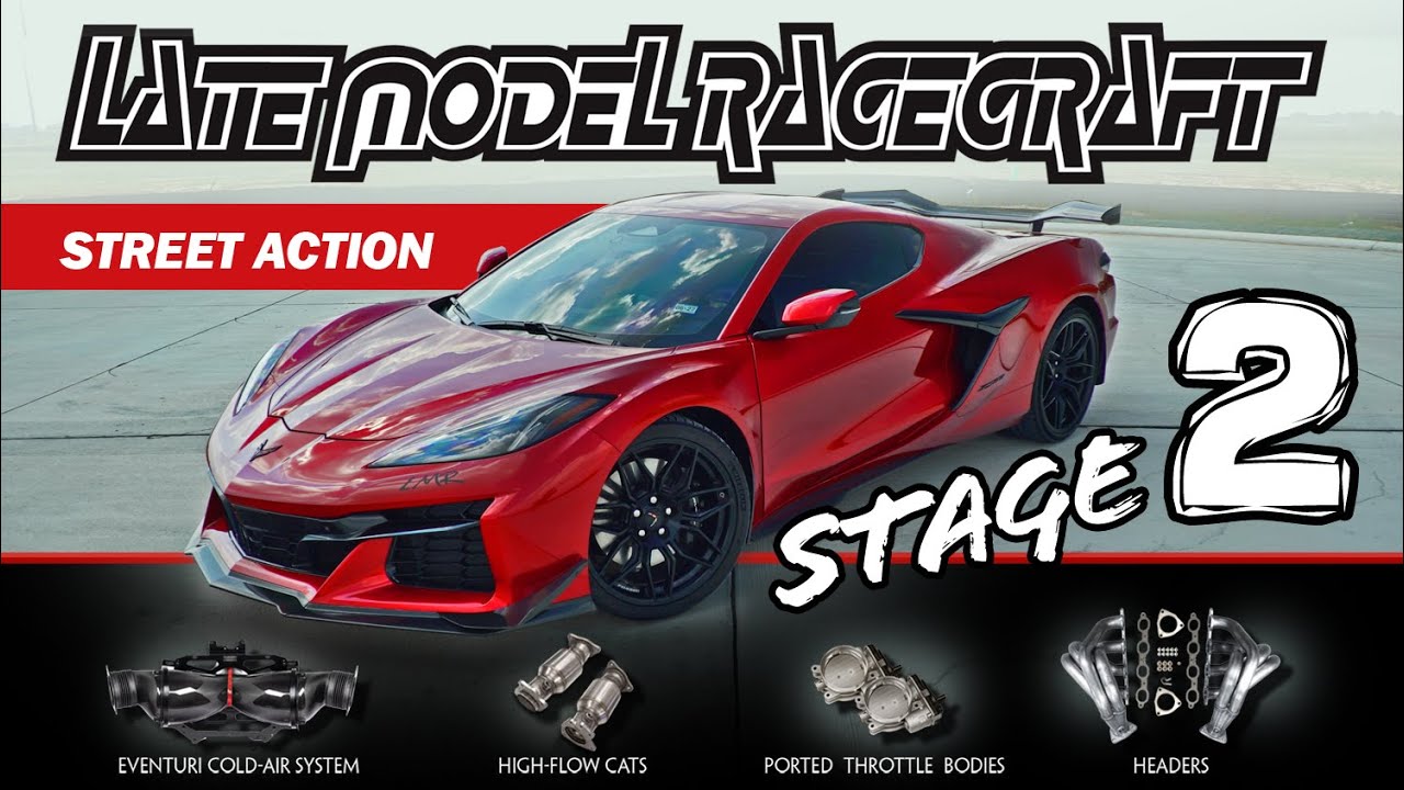 2025 Corvette C8 Z06 | Сборка LMR Stage 2 +100RWHP прироста в среднем диапазоне!