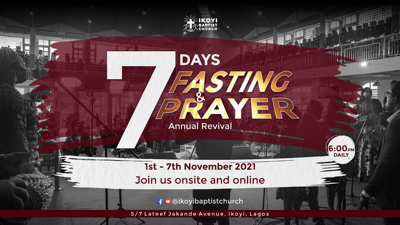 LIVESTREAM: END OF THE YEAR FASTING and PRAYER | November 6, 2021