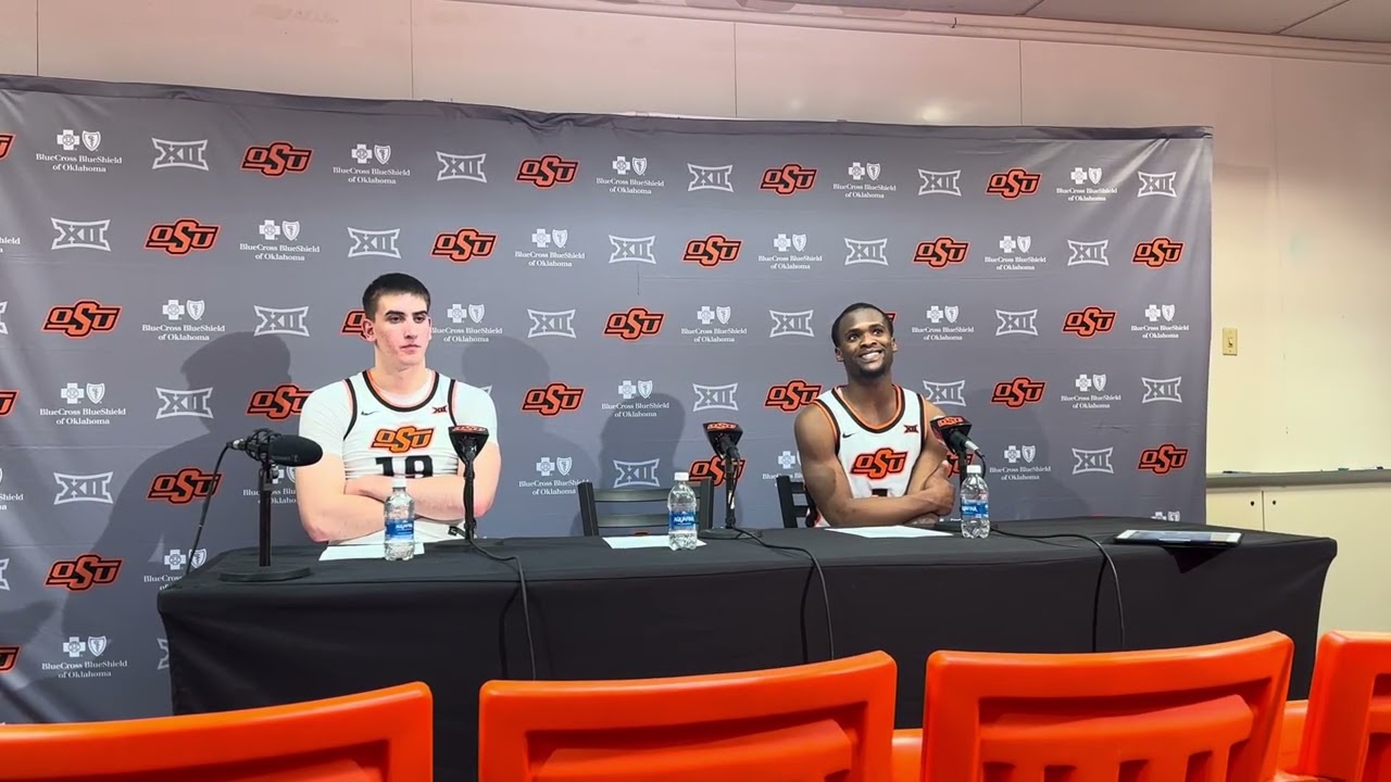 Andrija Vukovic and Kanye Clary post West Virginia — Feb. 24, 2026