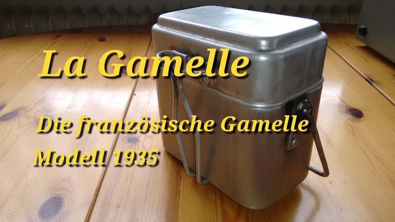 Die Gamelle - franz. Kochgeschirr - French Army Mess Kit WW2