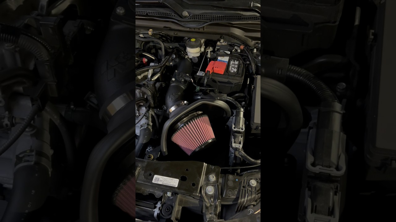 K&N Cold Air Intake Honda Civic 2019, Before and After SOUND!!🔥