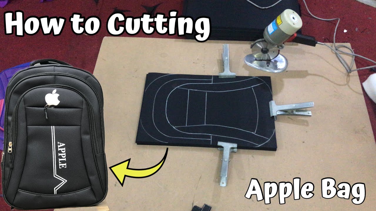 How To Cutting Apple School Bag Fornt Side | Apple Bag New Design 2025 #moveon #apple #cutting