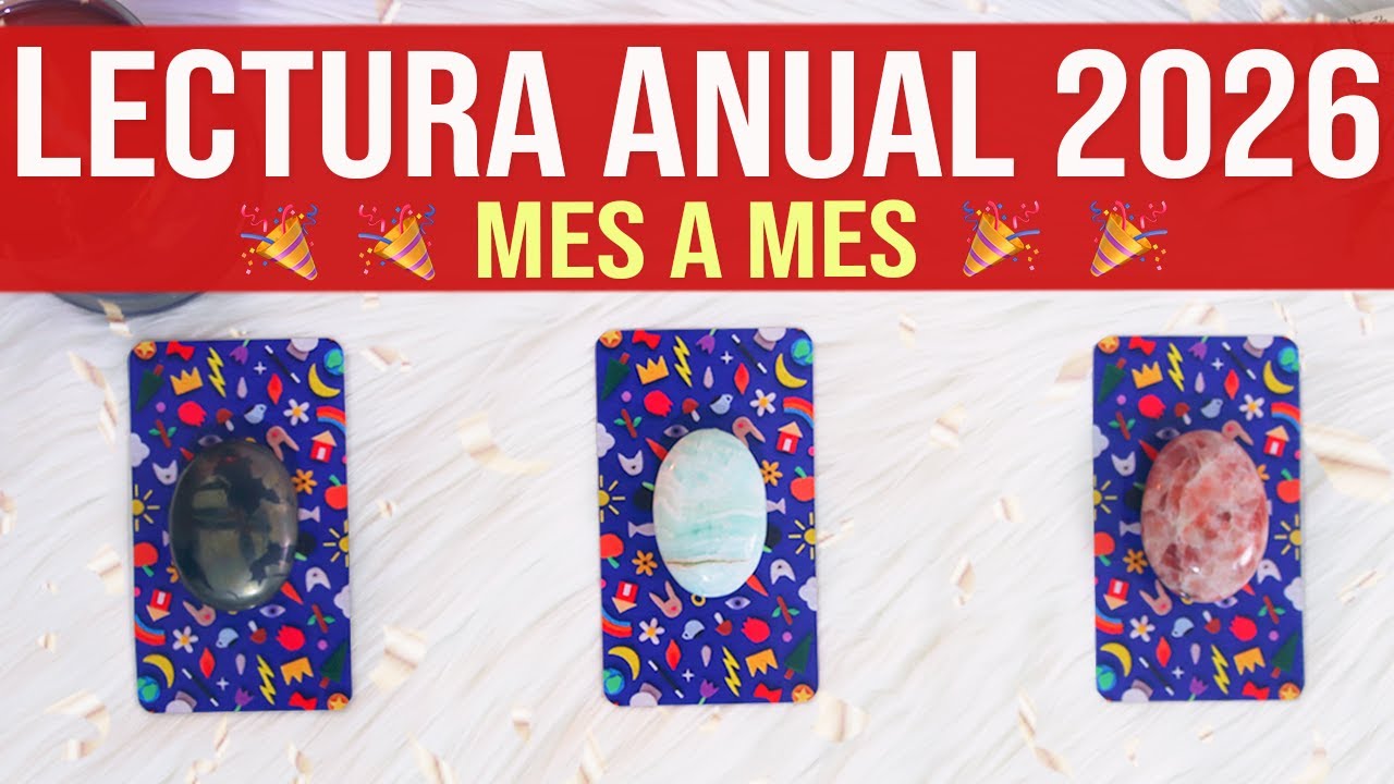 Lectura Anual Mes a Mes 2026 🥂🪩🎉