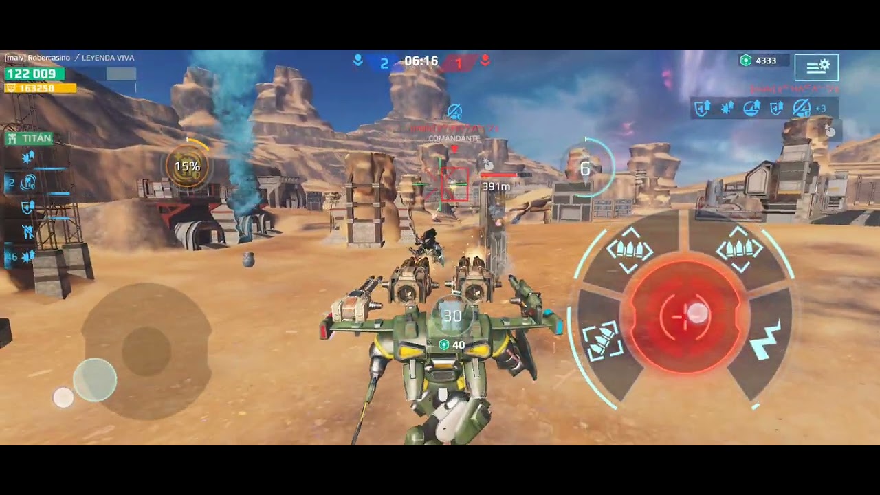 #warrobots hoy salieron 2 mano a mano con el maestro de chakal... ( Terrible su titán )