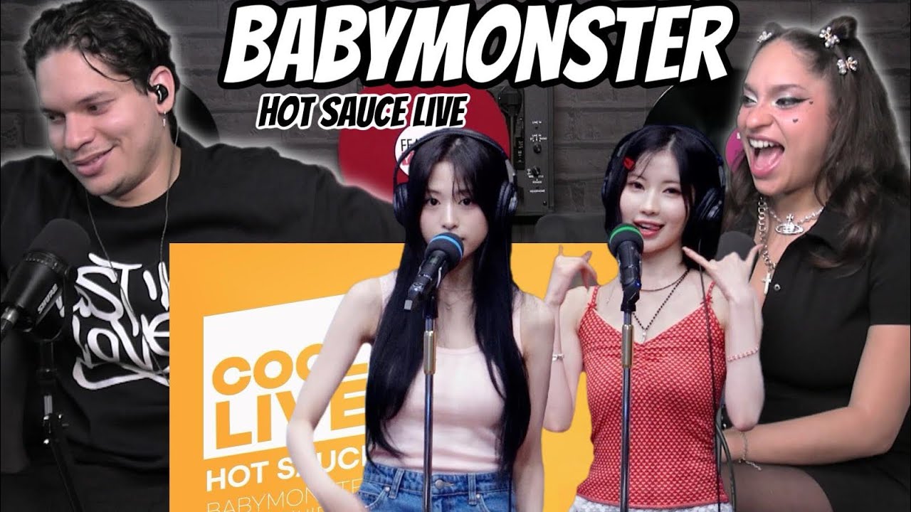 Waleska & Efra react to BABYMONSTER 'HOT SAUCE ' Live 3