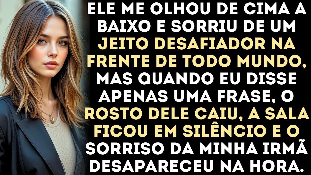 O chefe da minha irmã me ignorou no casamento dela  até que eu disse uma frase que fez ele congelar