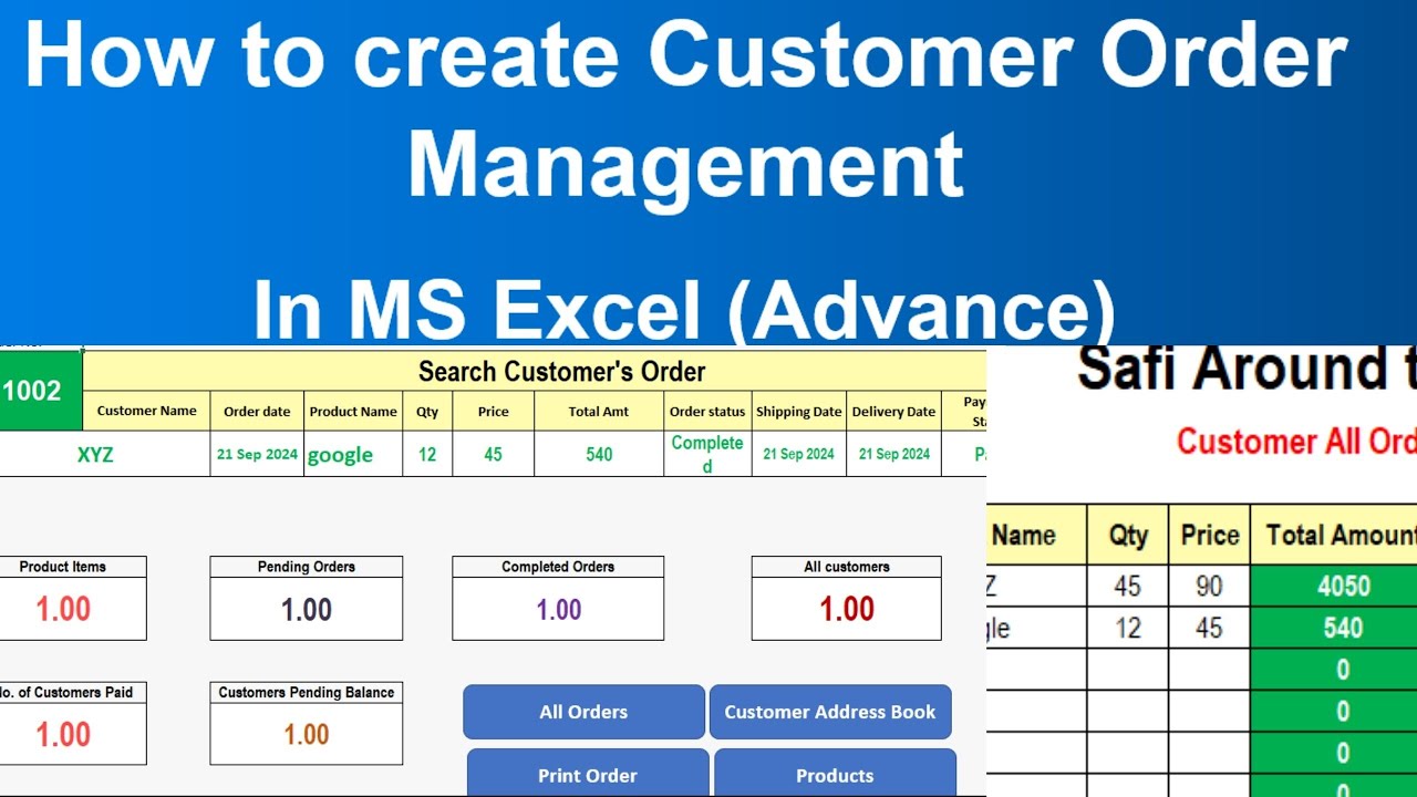 How to make Dispatch management in excel Part-2 | Dispatch management system | Dispatch