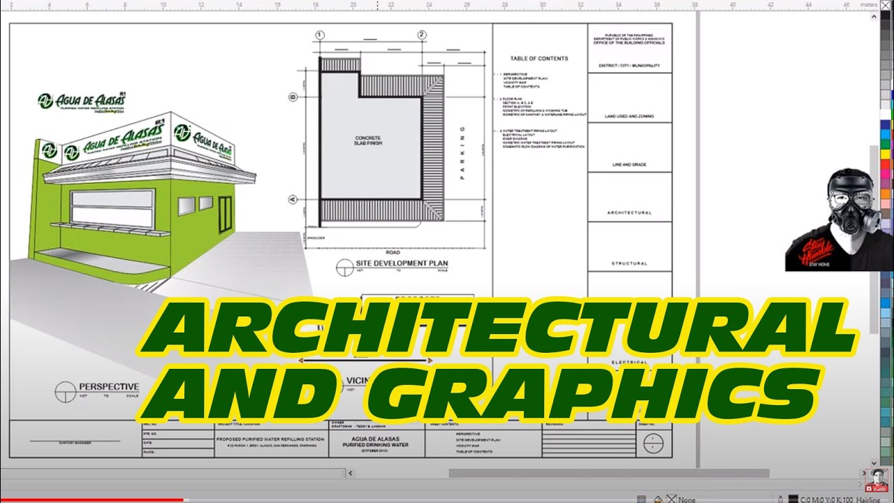 ARCHITECTURAL LAYOUT | DRAWING IN CORELDRAW