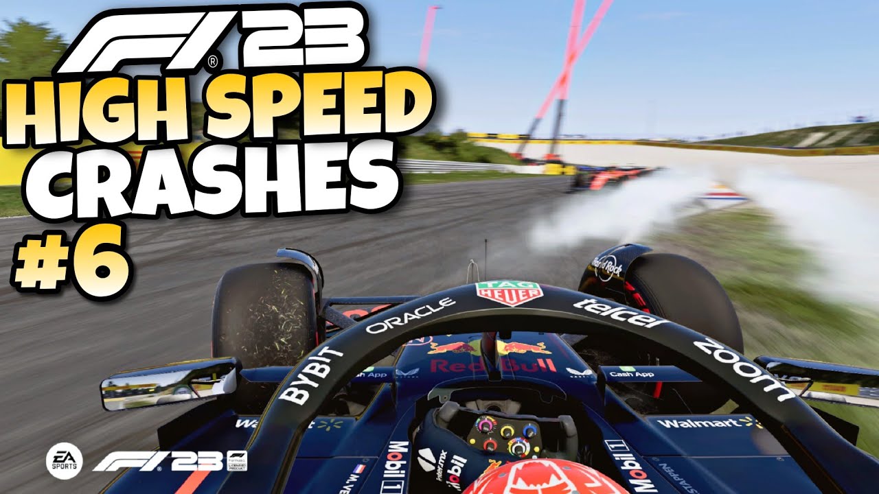 F1 23 HIGH SPEED CRASHES #6