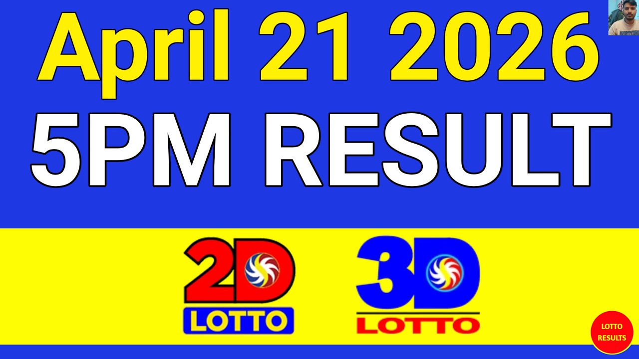 5PM Lotto Result Today April 21 2025 | Swertres EZ2 #3Dlotto