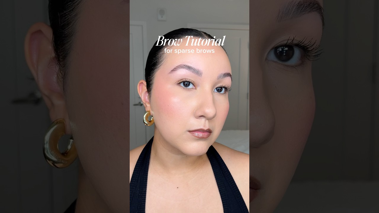Brow Tutorial for Sparse Brows🤎 #makeup