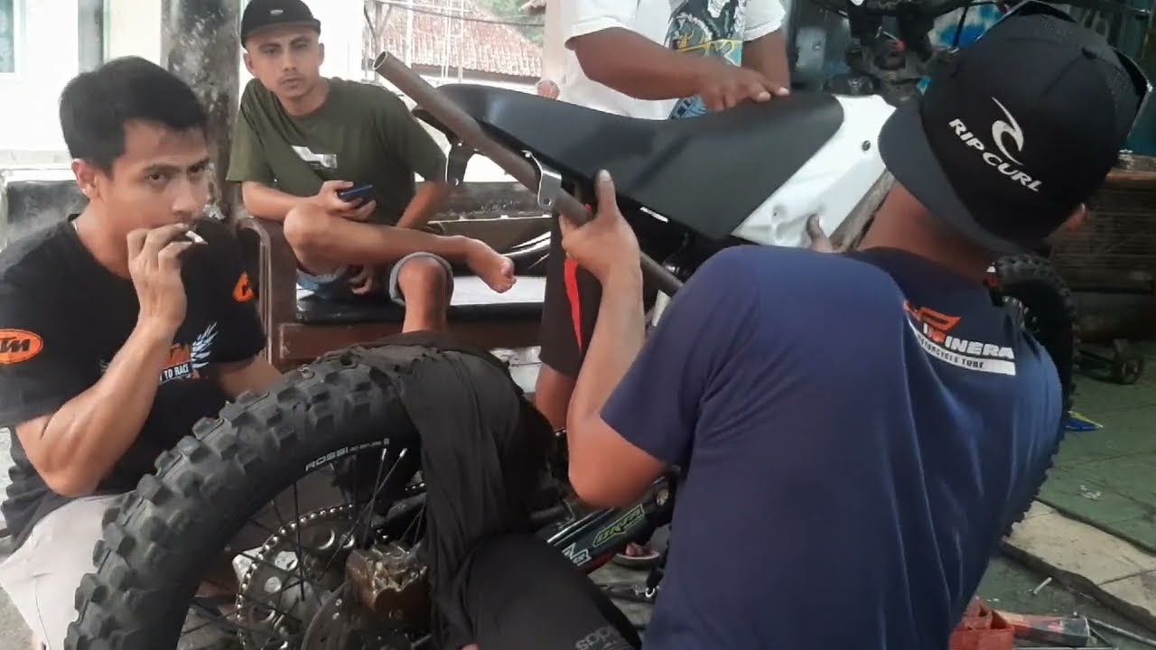 Tril megapro jadi tril klx gordon  part 2