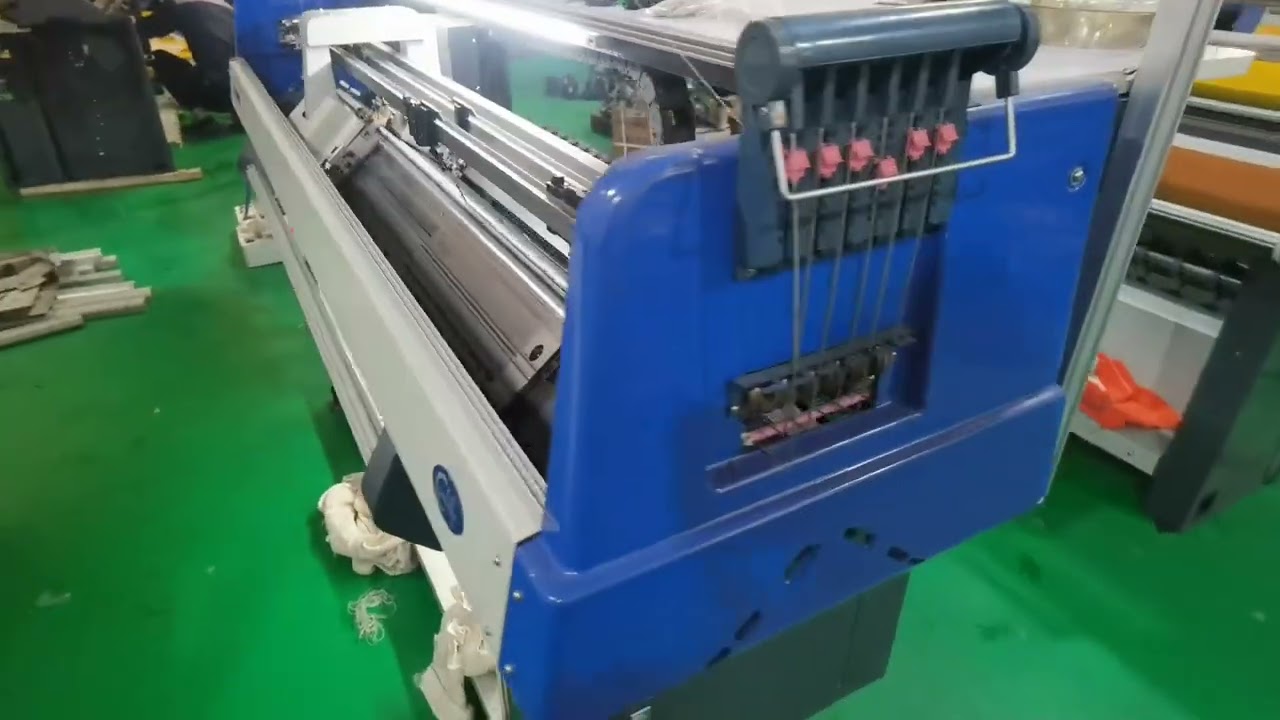 SEMI JACQUARD COLLAR KNITTING MACHINE
