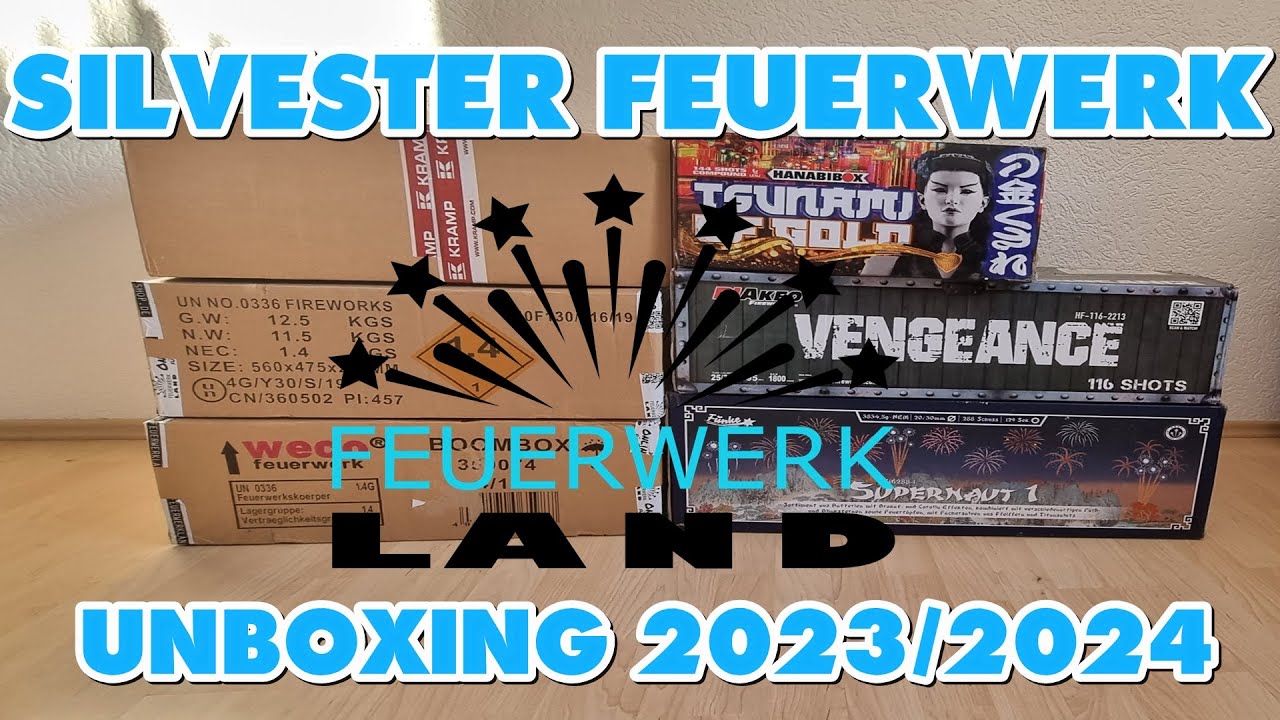 Feuerwerkland I Silvester Feuerwerk Unboxing 2023/2024 I PyroMan