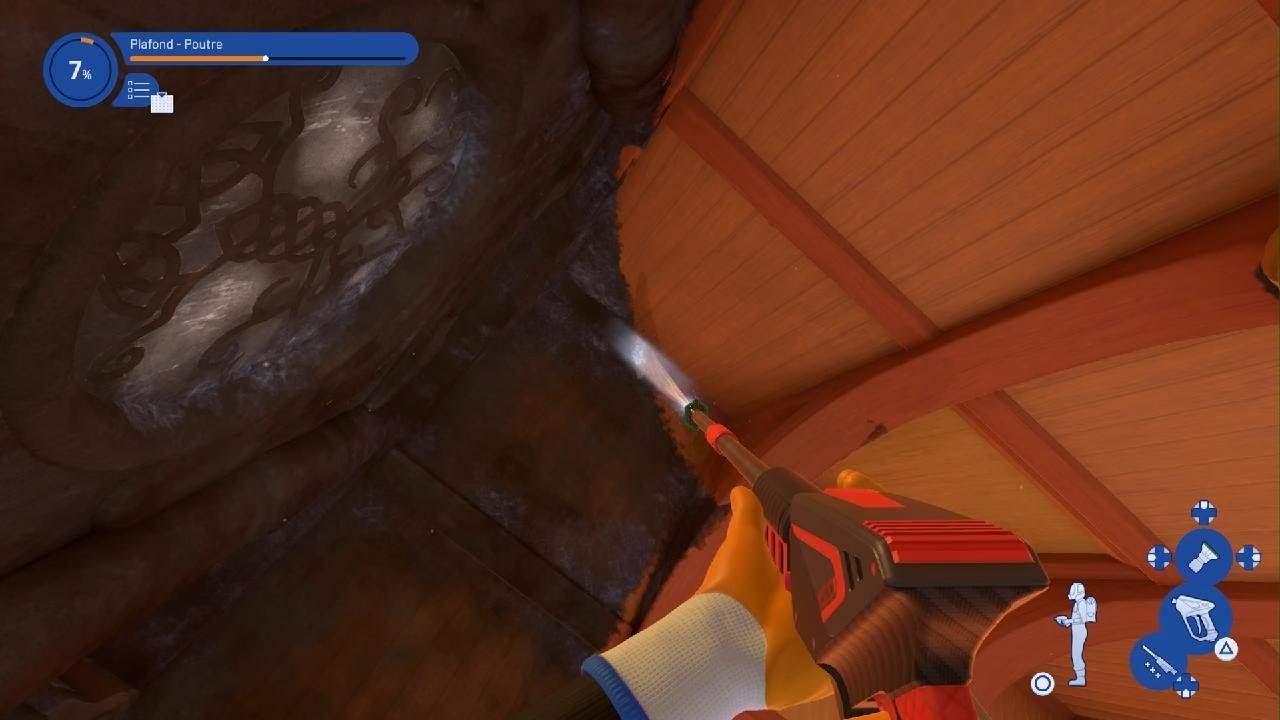 Nettoyage de l'interieur du temple sur PowerWash Simulator 2