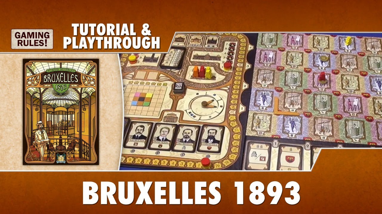 Bruxelles 1893 - Tutorial, Playthrough, & Review