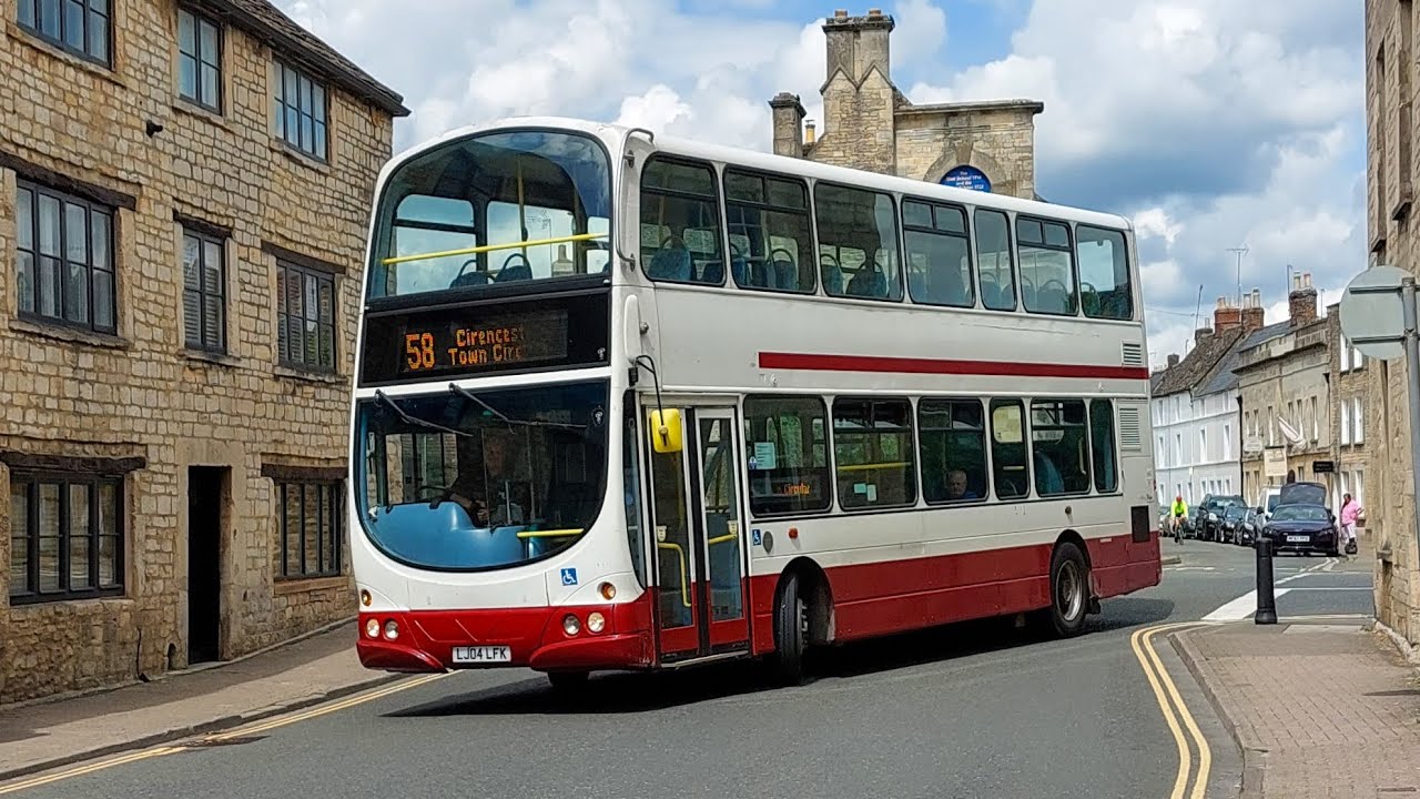 Cotswold Green VDL DB250 Wright Pulsar Gemini LJ04 LFK on service 58