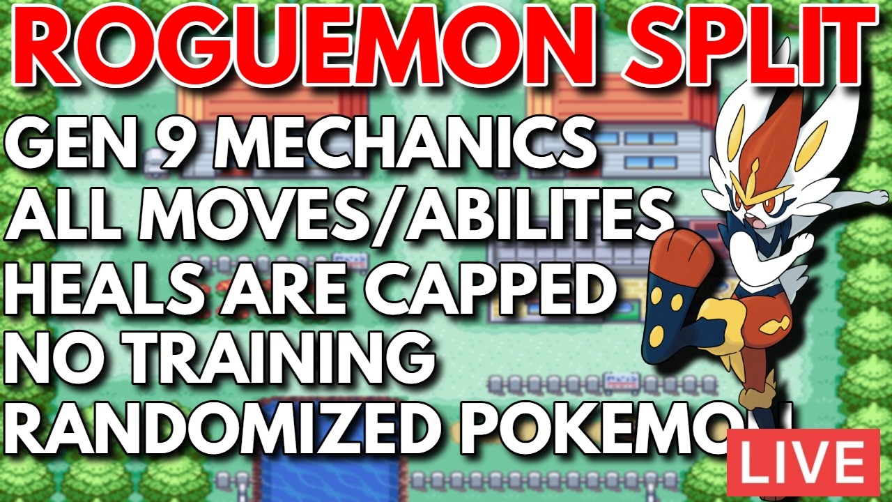 (BUG IS RUNNING!)  Roguemon SPLIT Pokemon FireRed open Beta