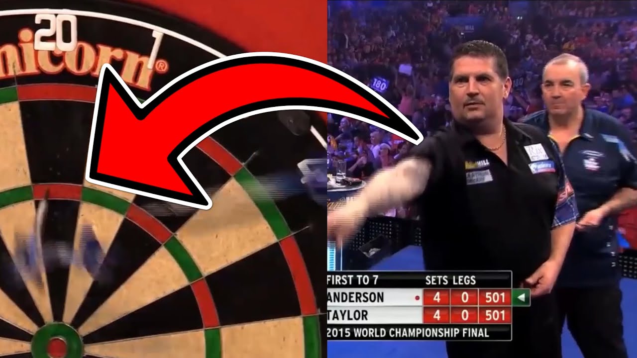 Gary Anderson&rsquo;s 180 Falls Out Of The Board