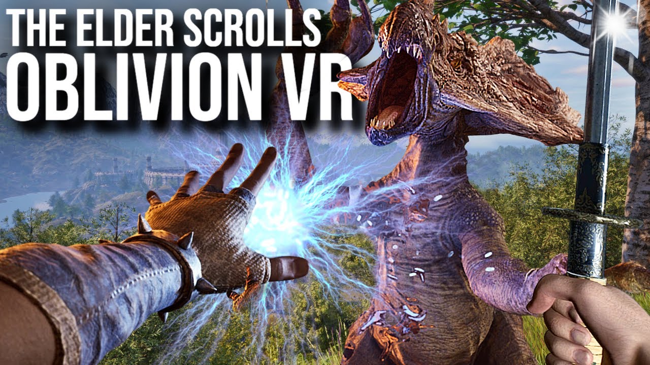 You Can ALREADY Play OBLIVION REMASTERED in VR! // Oblivion Remastered VR Gameplay