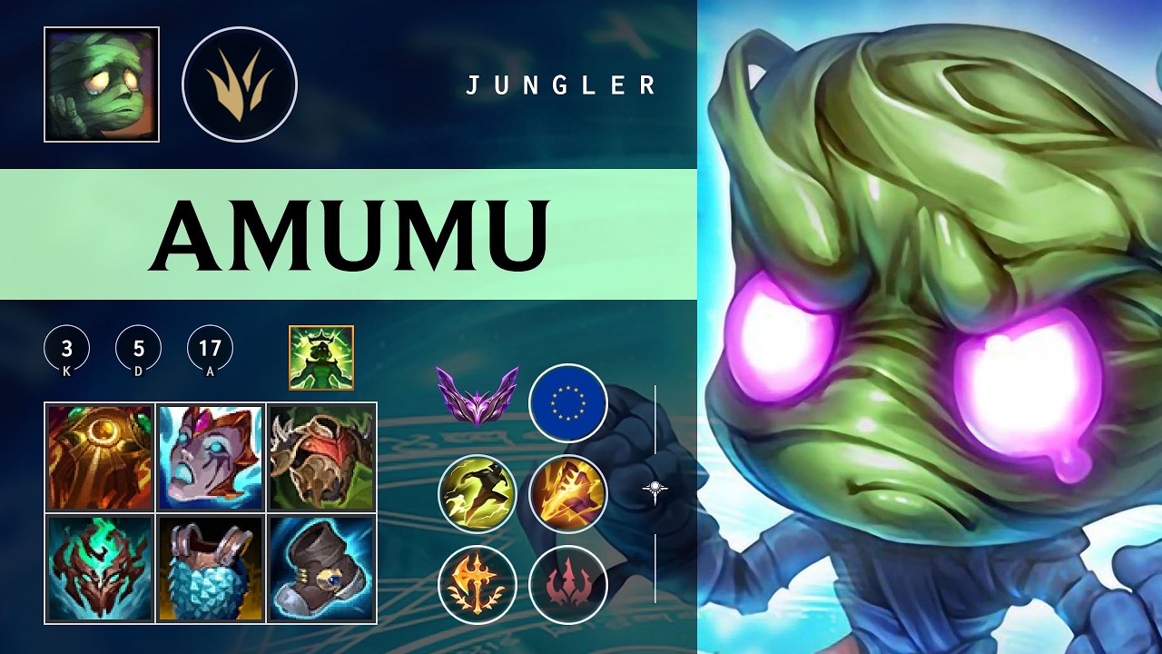 Amumu Jungle vs Lee Sin - EUW Master Patch 26.05