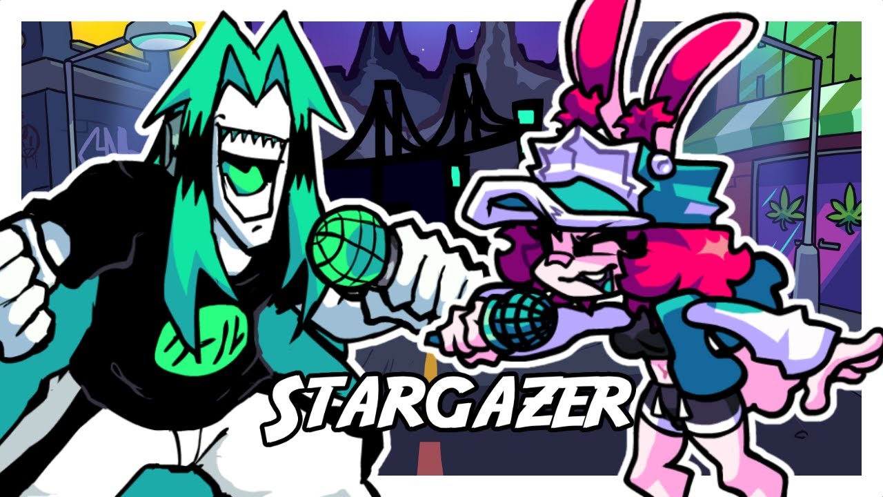 FNF Stargazer but it's Binej Yeah vs Skarlet Bunny