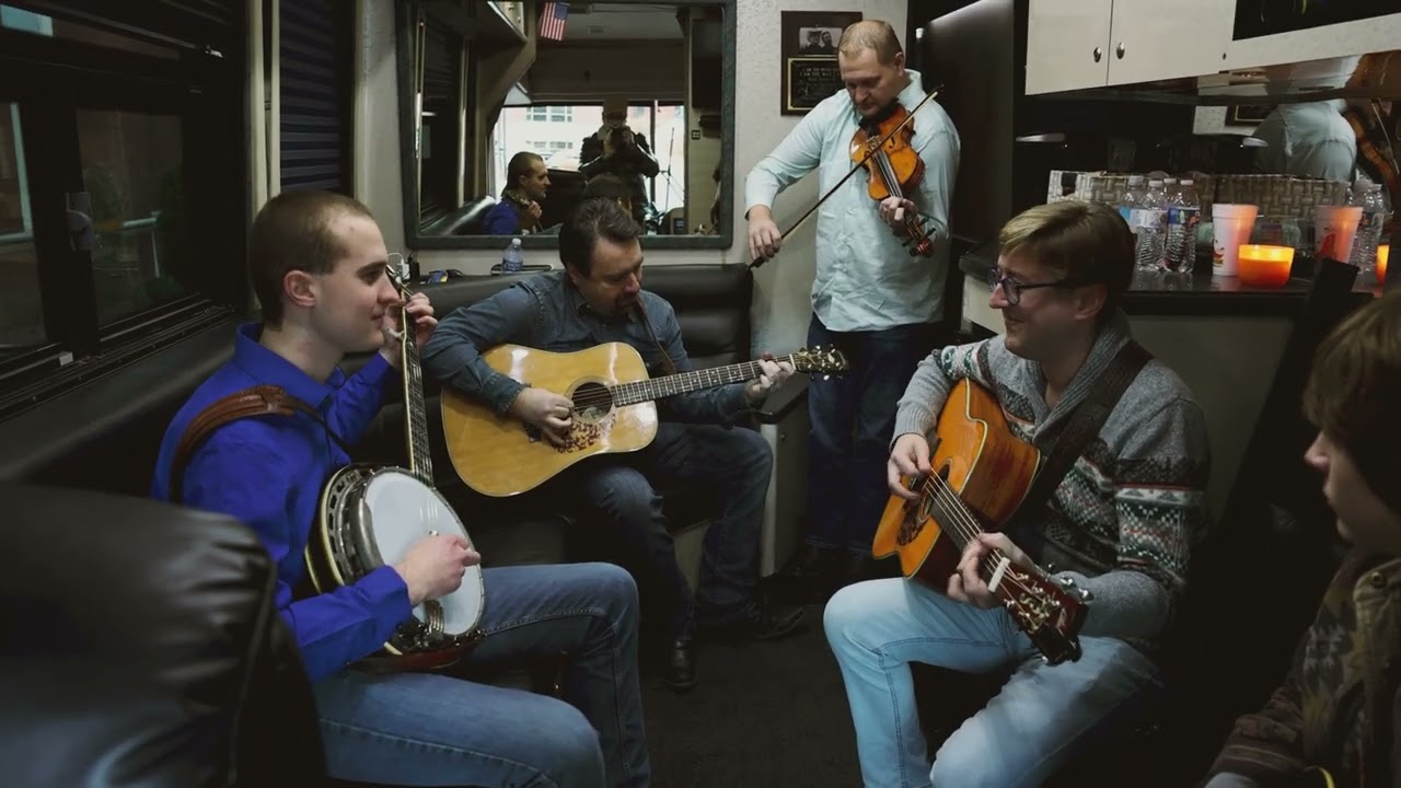 Worried Man Blues- Ralph Stanley II and The Clinch Mountain Boys with Wyatt Ellis Bus Jam