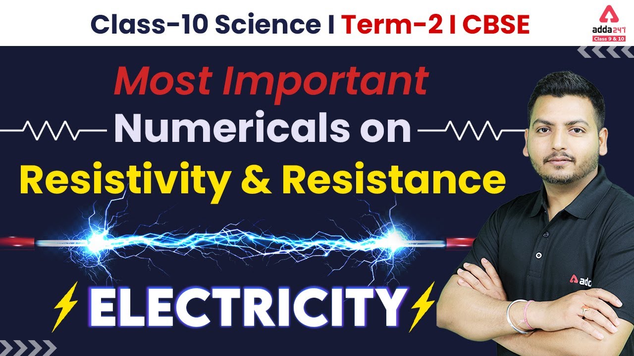 Most Important Numericals on Resistance and Resistivity | Term 2 | Class 10 Science | Electricity