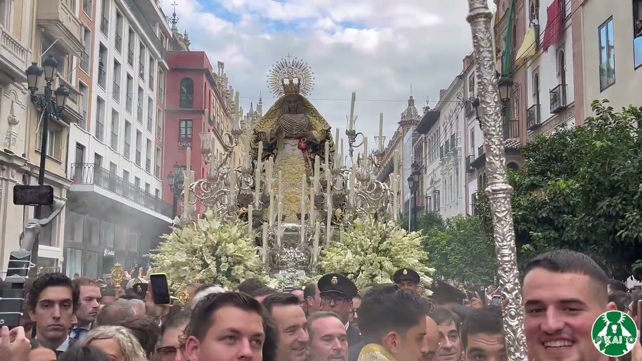 Procesión Triunfal de Regreso Esperanza de Triana | 75 Dogma de la Asunción | BM Las Cigarreras