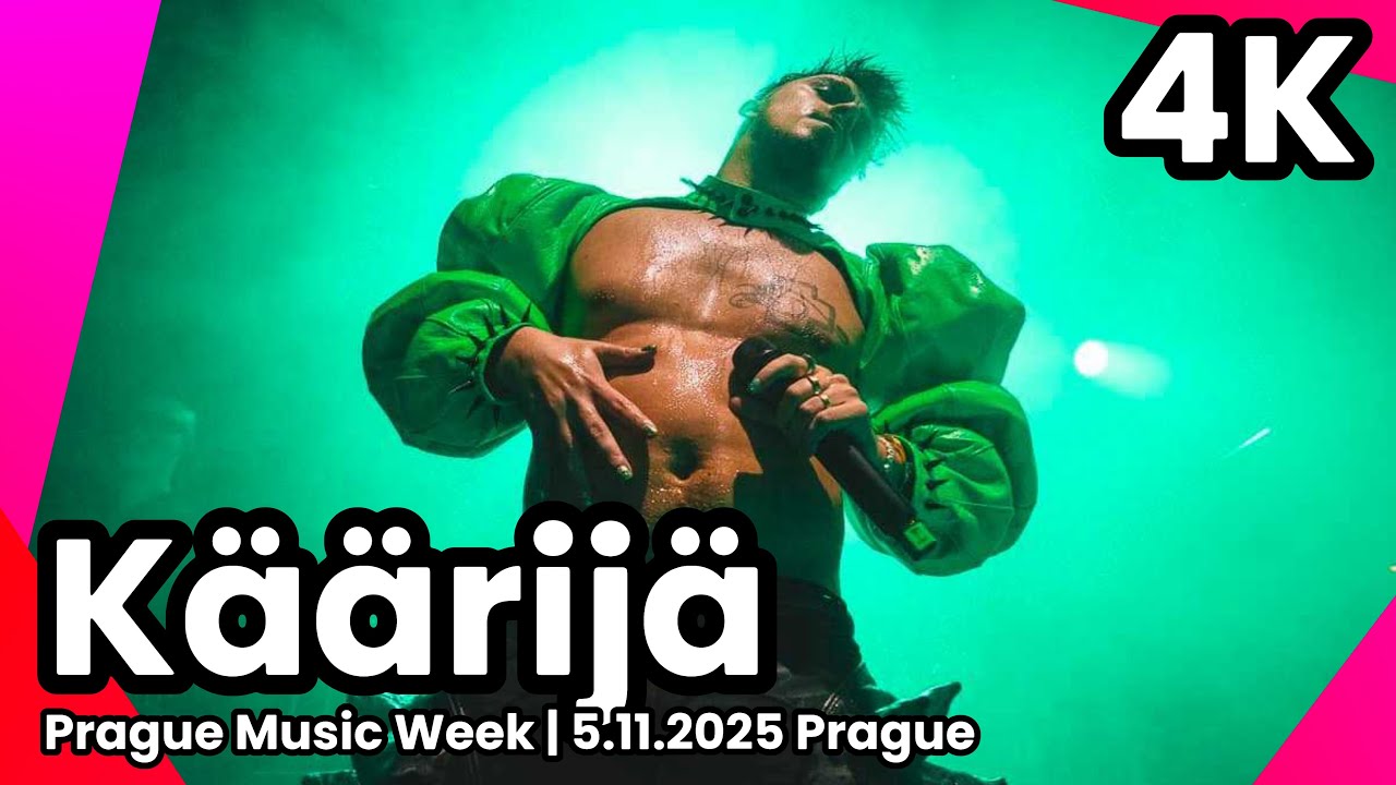 Käärijä - Prague Music Week | 5.11.2025 Praha - SaSaZu | 4K 🔥