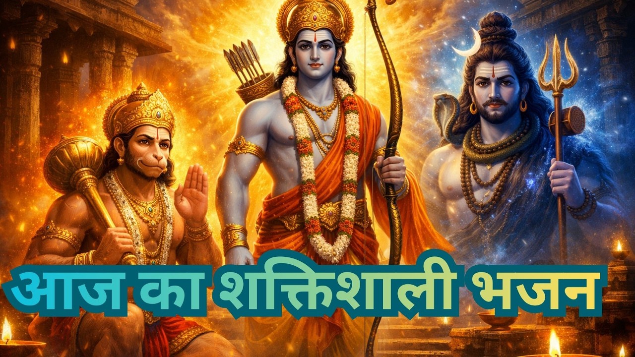 🕉 Har Har Mahadev | Jai Shri Ram | Jai Bajrangbali | Non Stop Live Bhajan | भय, बाधा, कष्ट से मुक्ति