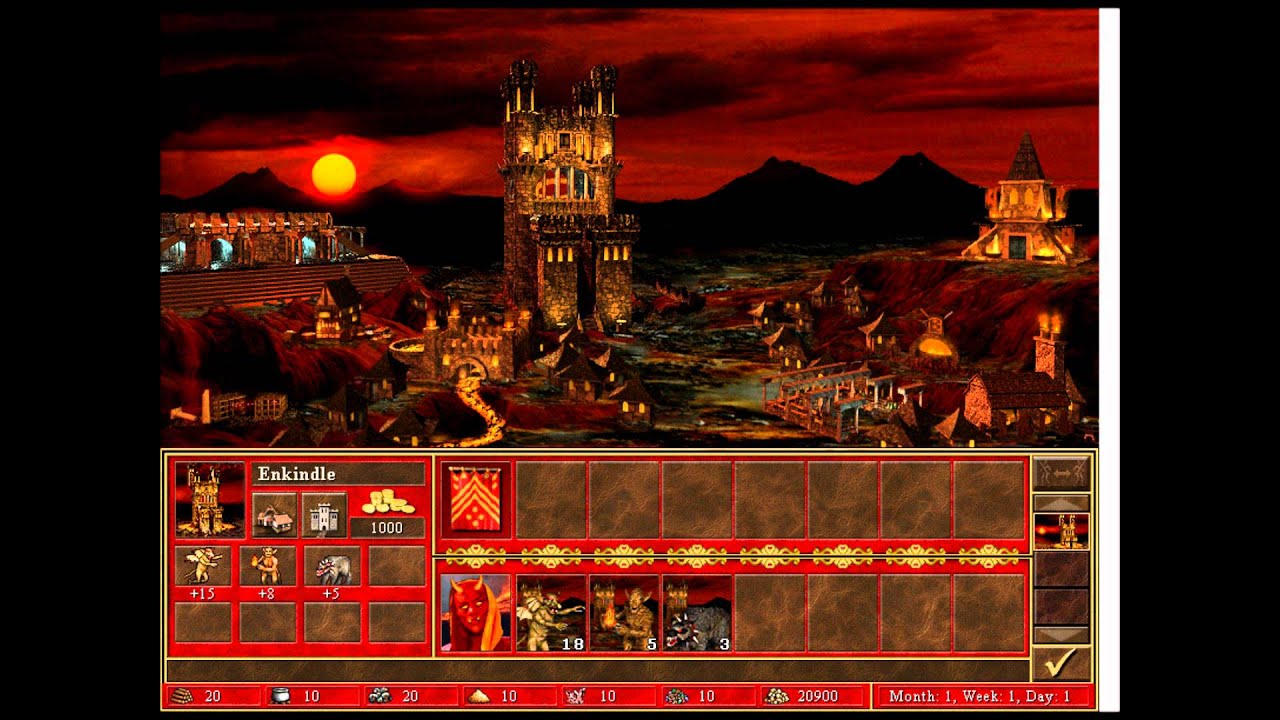 Heroes Of Might And Magic III Soundtrack-Inferno Town