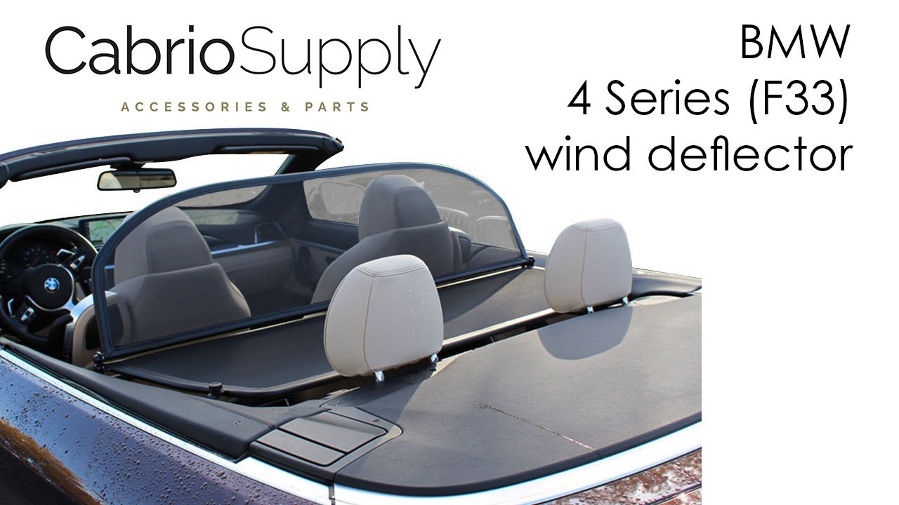 WIND DEFLECTOR BMW 4 SERIES F33 (2013 - 2020) - INSTALLATION