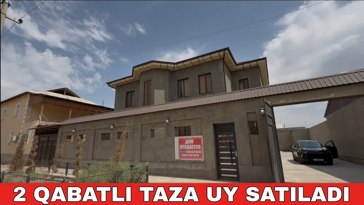 2-КАБАТЛЫ ТАЗАДАН САЛЫНГАН УЙ САТЫЛАДЫ.