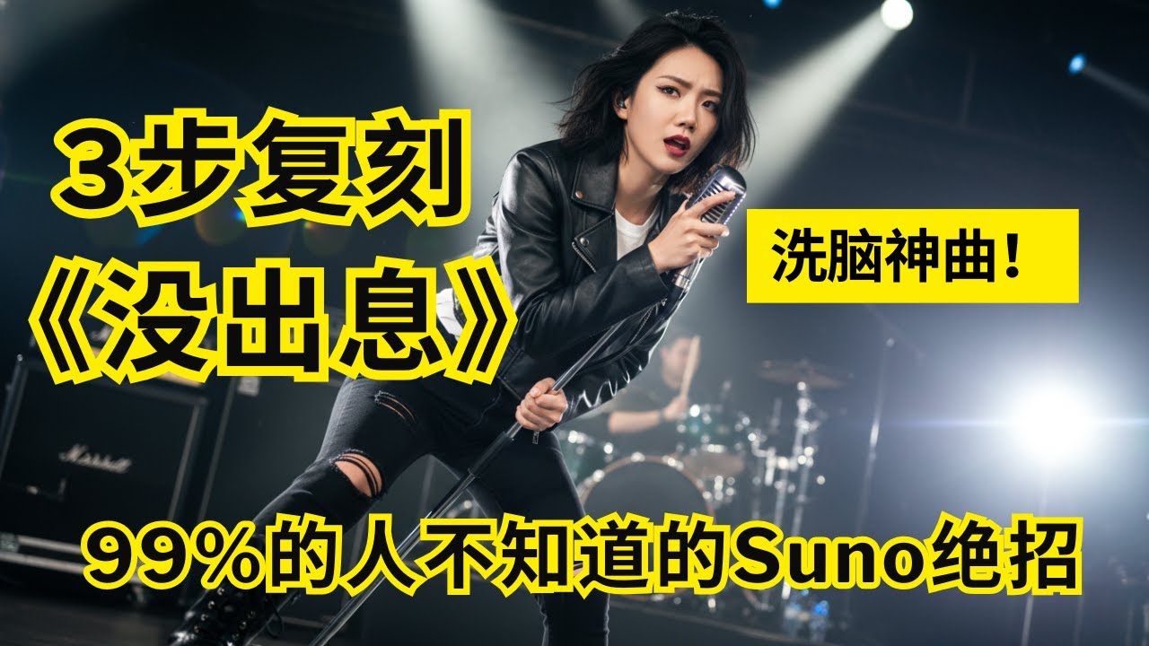 爆火神曲《没出息》刷屏了，我却用AI做出了自己的版本 | Suno+NanoBanana+即梦 3步实操，普通人也能复刻 | 99%的人不知道的Suno Cover终极技巧