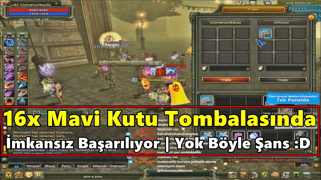 DomenicoWacco - 16x Mavi Kutu Tombalası Yaparken | İmkansız Başarılıyor Yok Böyle Şans!!