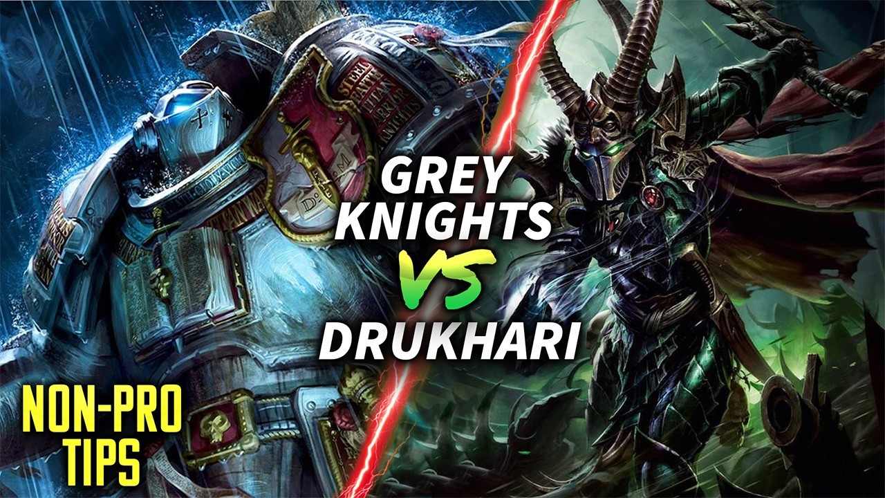 Серые Рыцари против Друхари #warhammer40k #battlereport