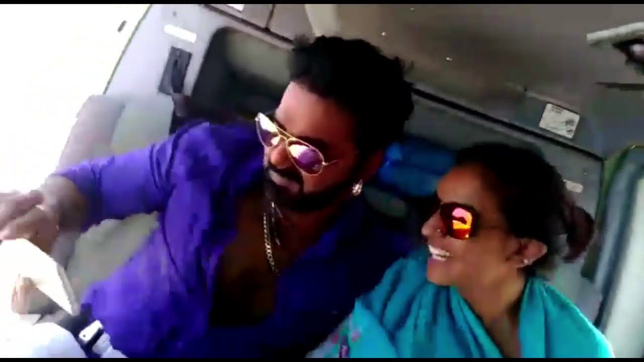 bhojpuri film SATYA on location #pawan singh and# Akshara singh masti full vedio